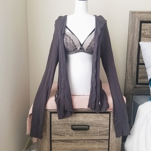 Mod-O-Doc Hooded Cardigan - Picture 2 of 7